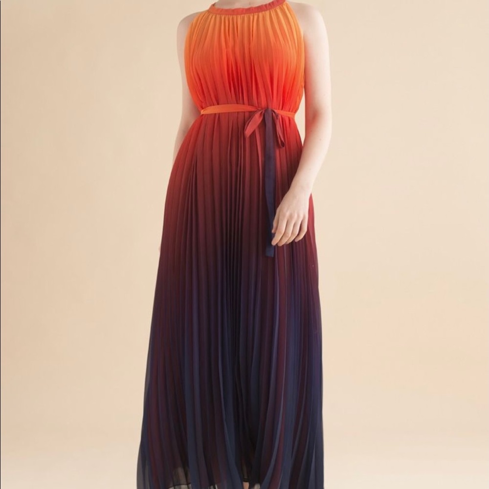 Sunset gradient maxi dress